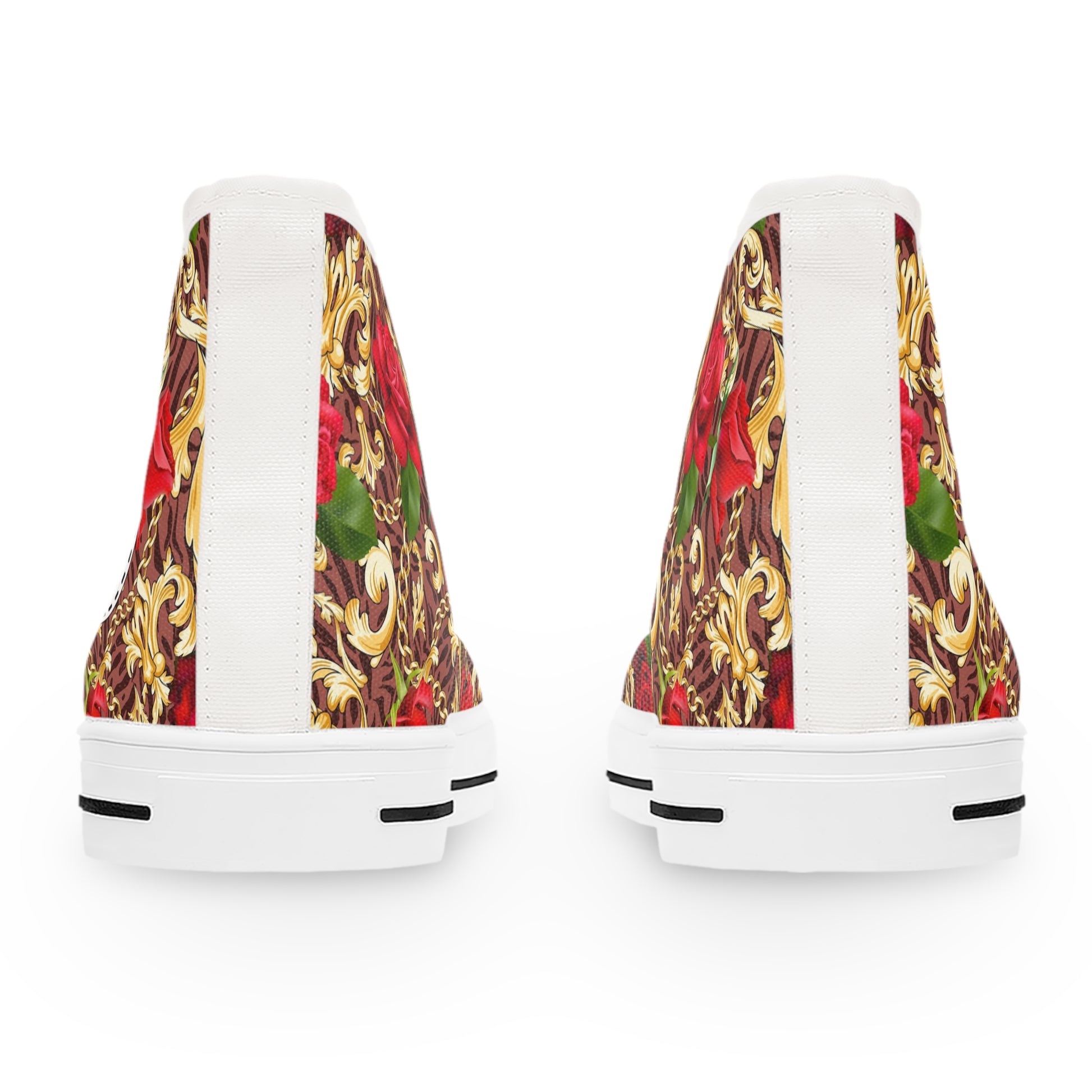 "Roses Are Red" Women's High Top Sneakers! - ROOTED IN 31:25 COLLECTIVE