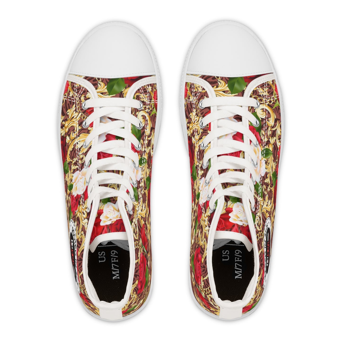 "Roses Are Red" Women's High Top Sneakers! - ROOTED IN 31:25 COLLECTIVE