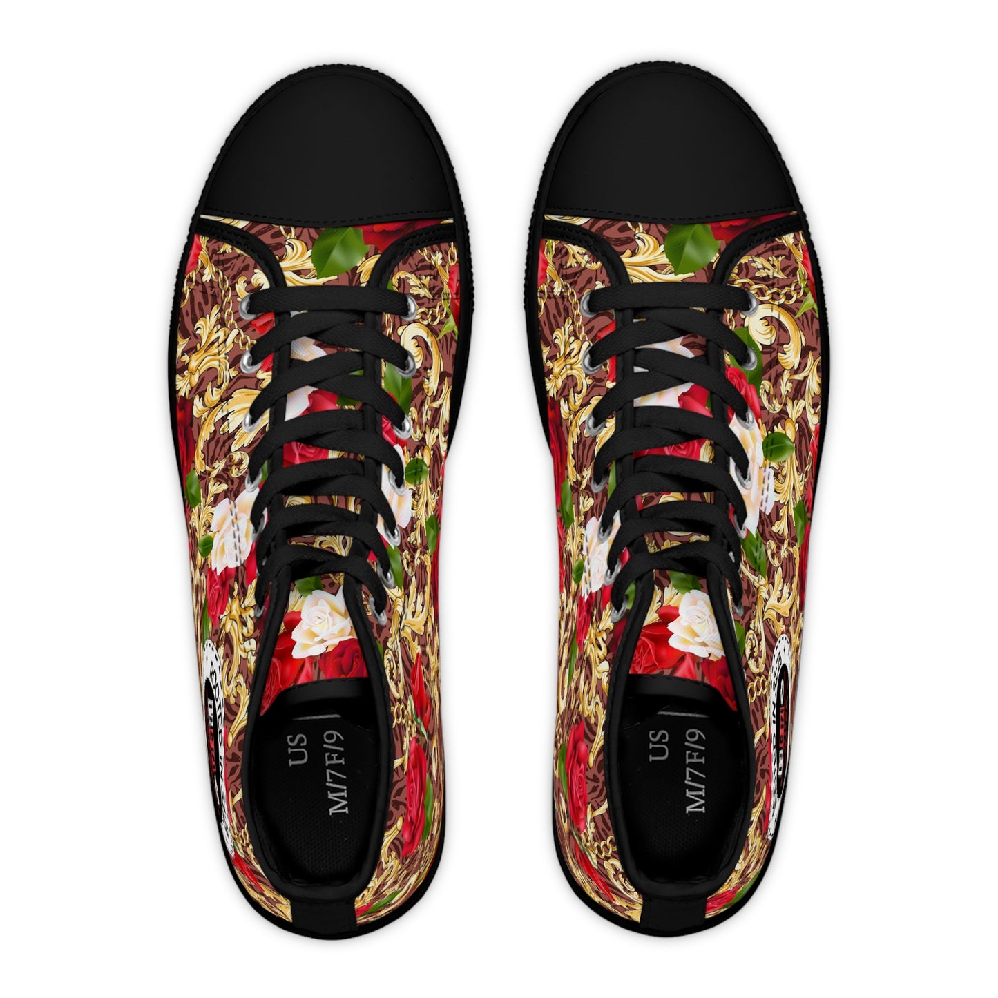 "Roses Are Red" Women's High Top Sneakers! - ROOTED IN 31:25 COLLECTIVE